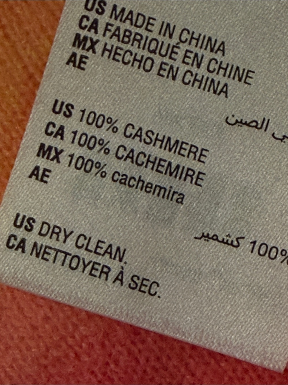 100% CASHMERE HOODIE L - Picture 4 of 4